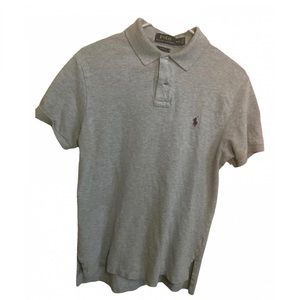 Light grey polo by Ralph Lauren size medium